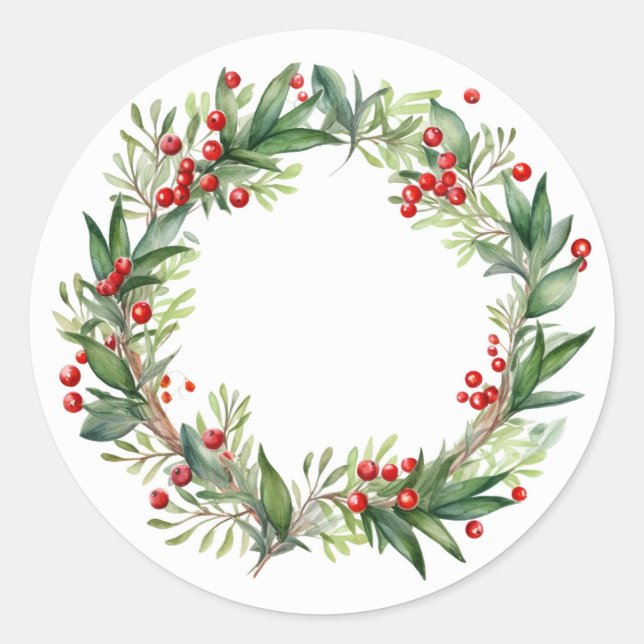 Traditional Christmas Stickers (Front)