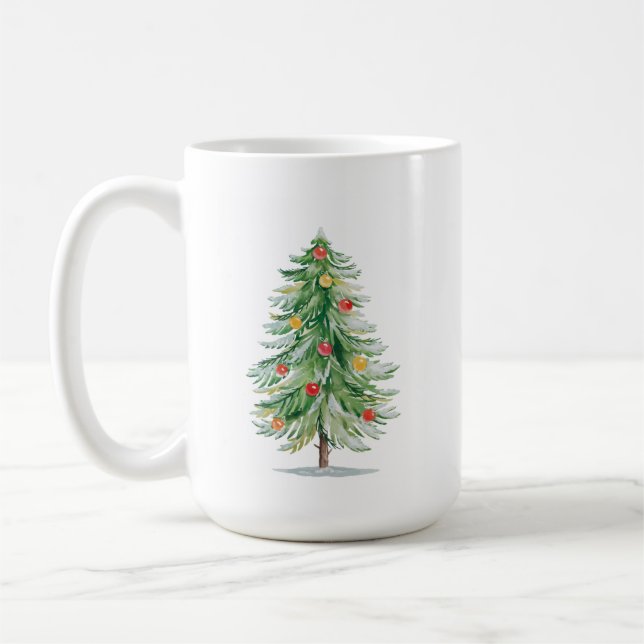 Traditional Christmas Tree Mug (Left)