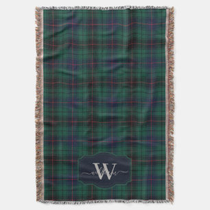Traditional Clan Davidson Scottish Tartan Plaid  Throw Blanket