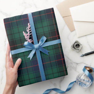 Traditional Clan Davidson Scottish Tartan Plaid  Wrapping Paper