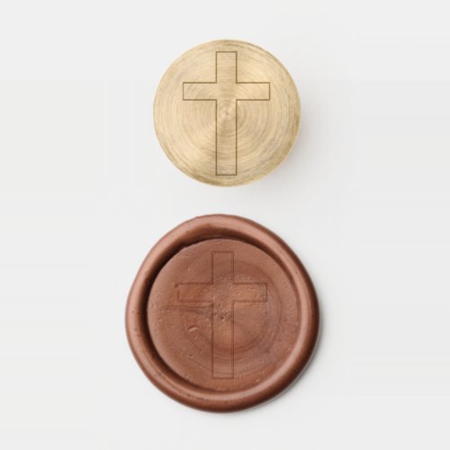 Traditional Cross _ Christian Religious Crucifix Wax Seal Stamp