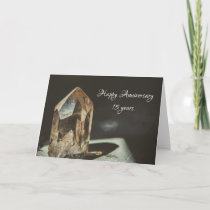 Traditional Crystal 15th Anniversary Card