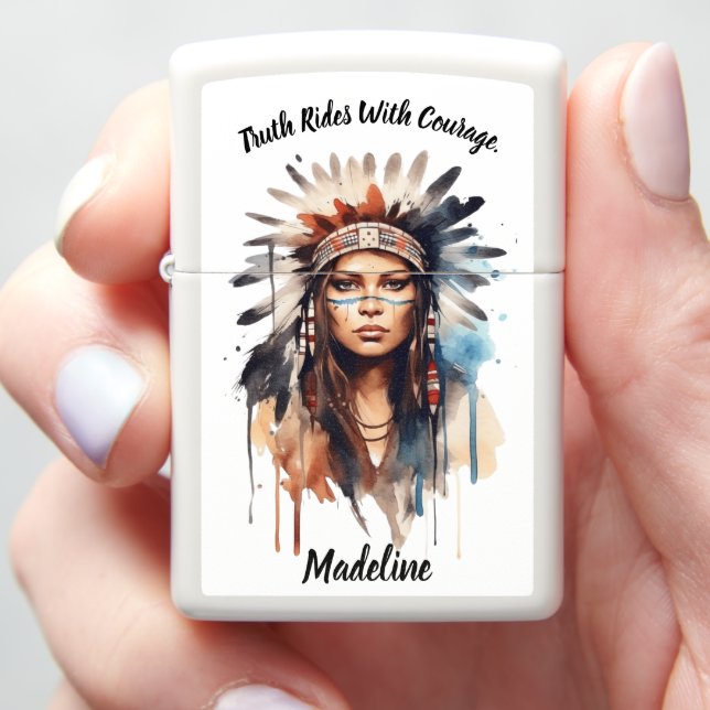 Traditional Cultural Designs Zippo Lighter (In Hand)