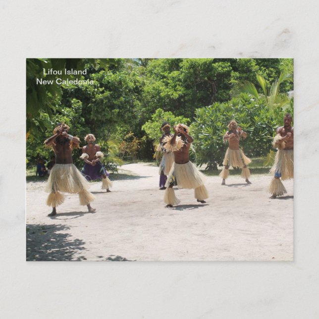 Traditional Dancers, Lifou Island, New Caledonia Postcard (Front)
