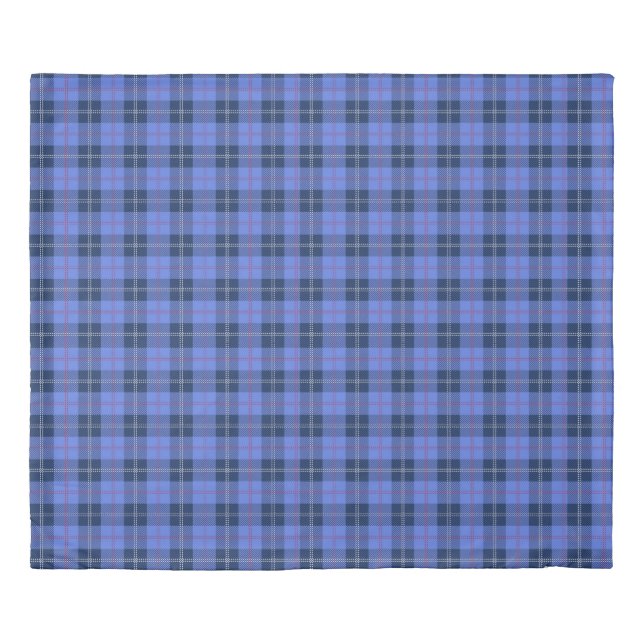 Traditional Davidson Clan Plaid Tartan Duvet Cover (Front)