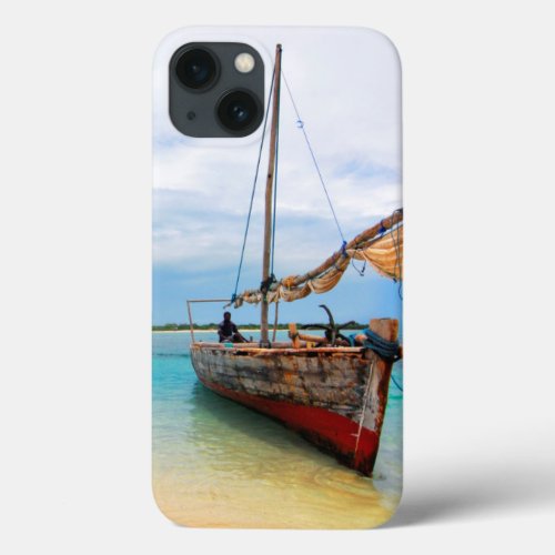 Traditional Dhow Zanzibar Tanzania iPhone 13 Case