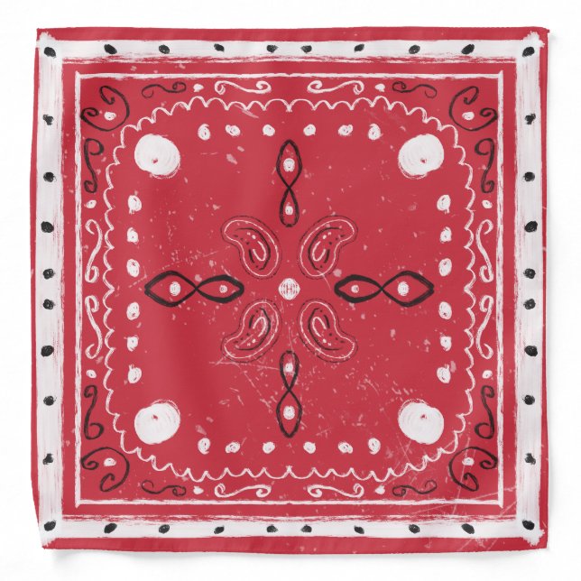 Traditional Doodely Bandana (Front)