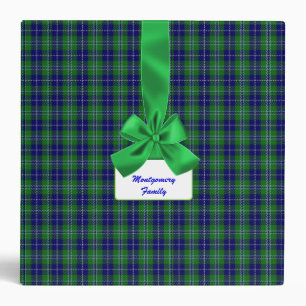 Traditional Douglas Clan Plaid Custom Binder