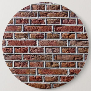 Traditional Dutch Brickwork Pointing Photo Pinback Button