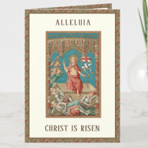 Traditional Easter Religious Blessings Prayer Holiday Card