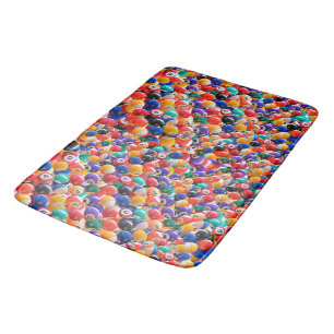 Traditional Eightball Colors Large Bathmat