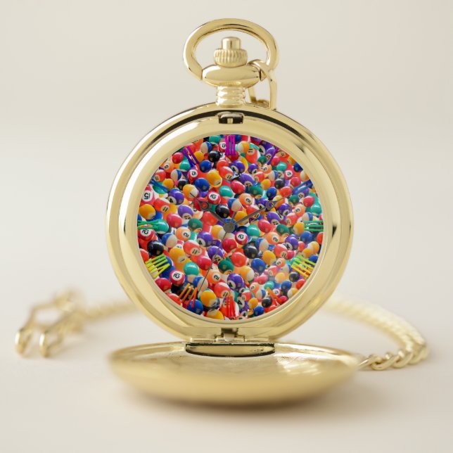 Traditional Eightball Colors, Pocket Watch (Inside)