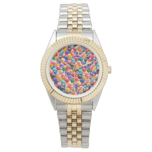 Traditional Eightball Colors, Unisex Wristwatch