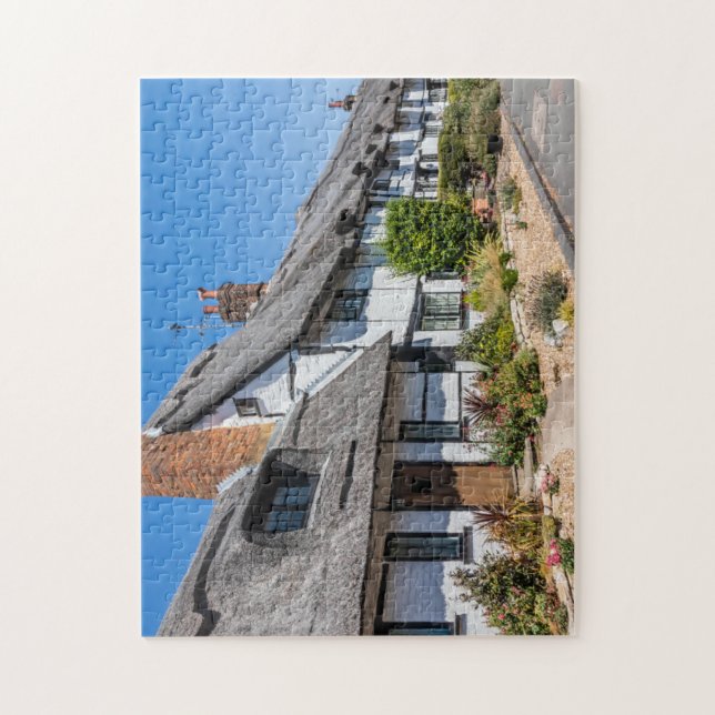 Traditional English thatched cottages  Jigsaw Puzzle (Vertical)