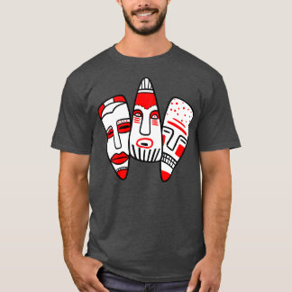 Traditional Ethnic Masks T-Shirt