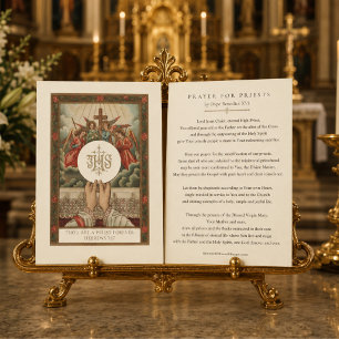 Traditional Eucharistic Priest Forever Catholic Note Card