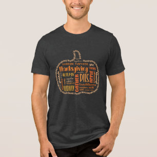 Traditional Family Thanksgiving Men's T-Shirt Tri-Blend Shirt