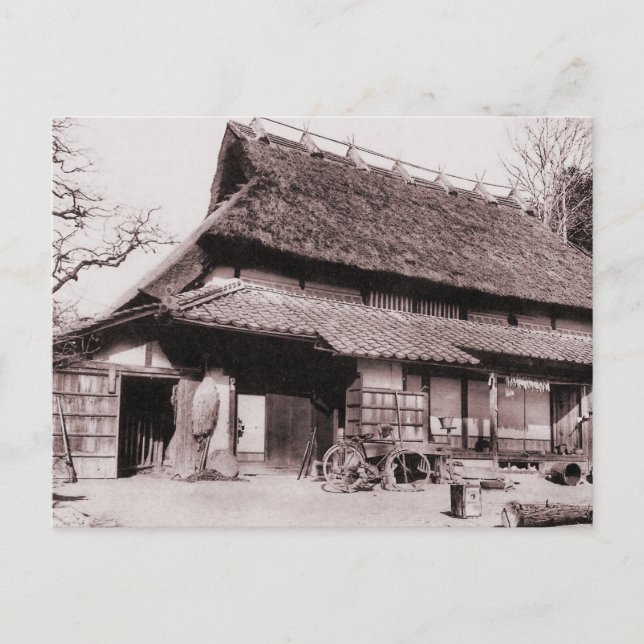 Traditional Farmhouse of Mimasaka Postcard (Front)