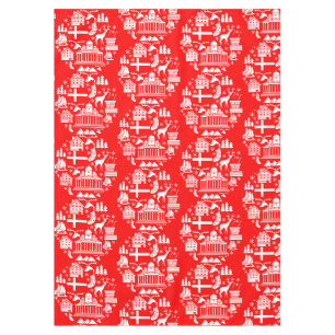 Traditional Finnish Christmas Decor Tablecloth