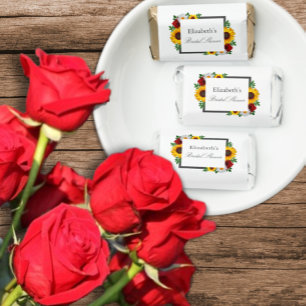 Traditional Floral Bridal Shower Hershey's Miniatures