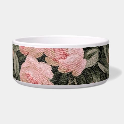 Traditional Floral Fabric Photo  Bowl