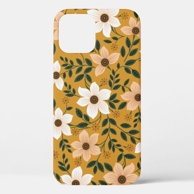 Traditional Flowers: Muster Seamless Pattern Case-Mate iPhone Case (Back)