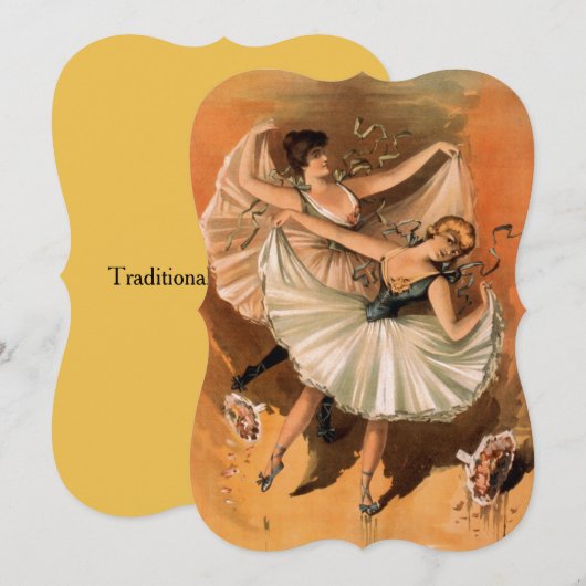 Traditional Folk Dance Vintage Postcard (Front/Back)