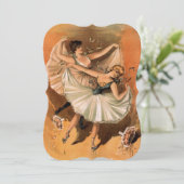 Traditional Folk Dance Vintage Postcard (Standing Front)