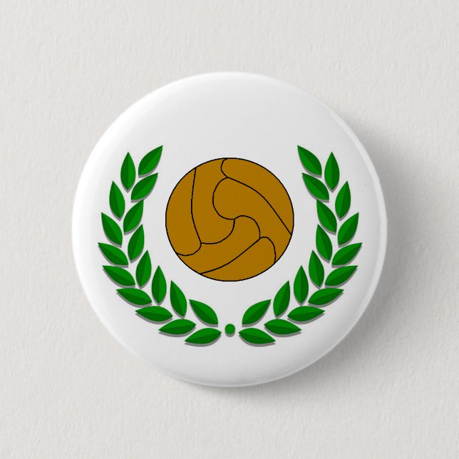 Traditional football/soccer badge button (Front)