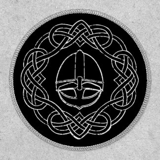 Traditional Framed Nordic Viking Helmet Patch