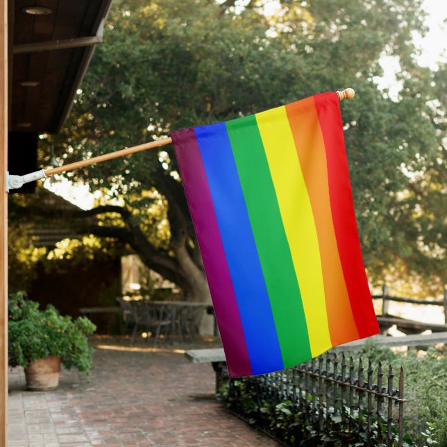 Traditional Gay Pride Flag (In SItu)