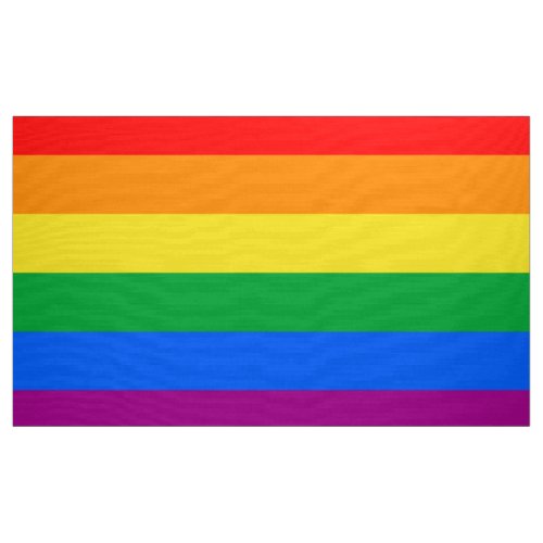 Traditional Gay Pride Flag Fabric