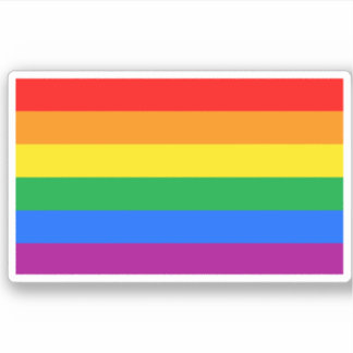 Traditional Gay Pride Flag Sticker