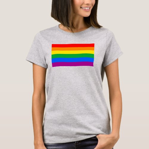 Traditional Gay Pride Flag T_Shirt