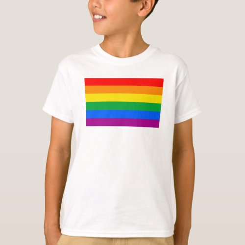 Traditional Gay Pride Flag T_Shirt