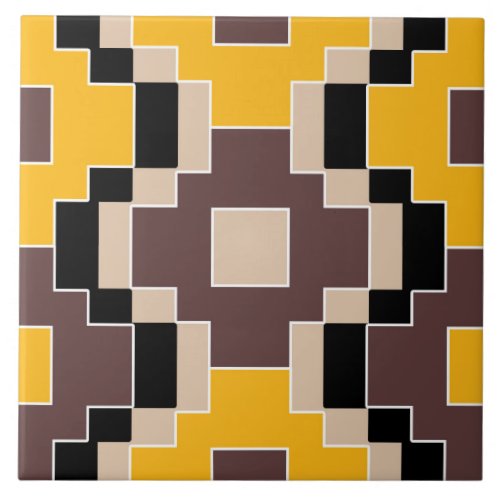 Traditional geometric elegant modern pattern ceramic tile