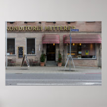 Traditional German Konditorei in Nuremberg