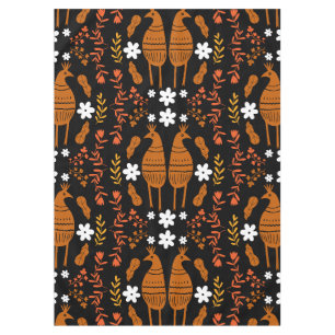 Traditional Germanic Folk Art Bird Tablecloth