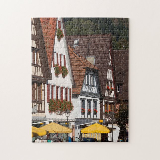 Traditional Germany Houses Jigsaw Puzzle (Vertical)