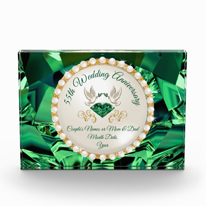 Traditional Gift for 55th Wedding Anniversary | Zazzle.com