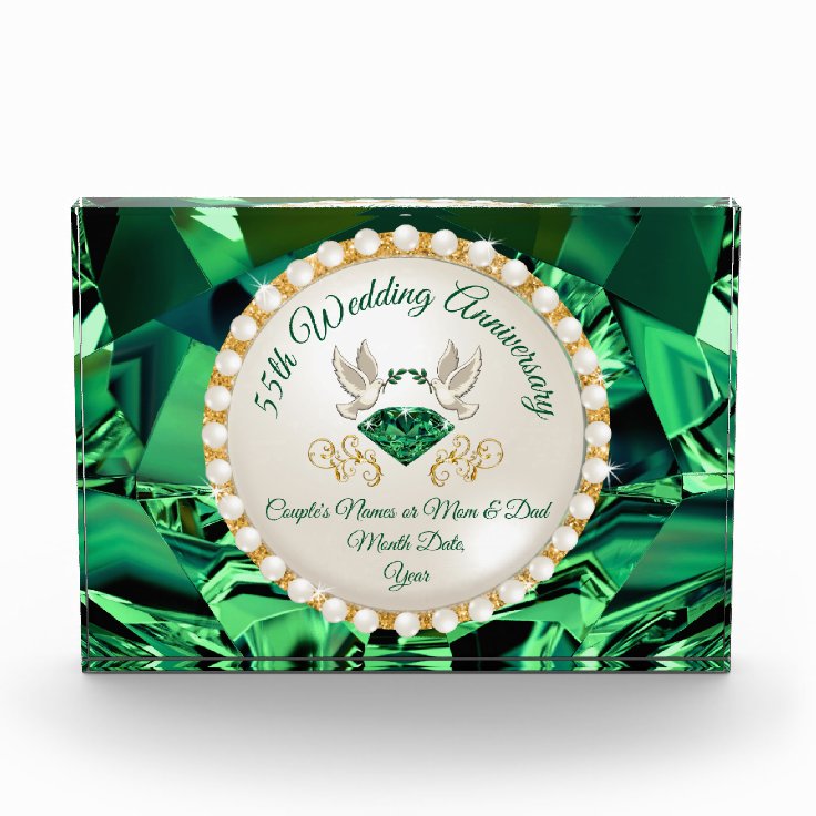 Traditional Gift for 55th Wedding Anniversary Zazzle