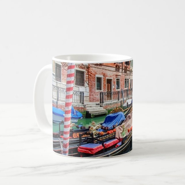 Traditional gondola in Venice Coffee Mug (Front Left)