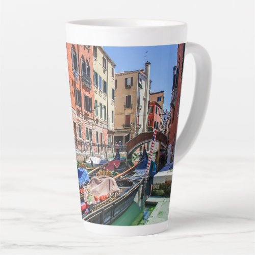 Traditional gondola in Venice Latte Mug
