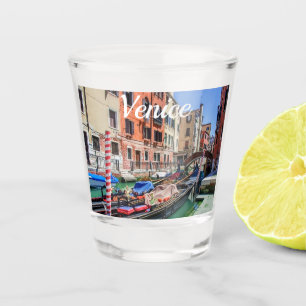 Traditional gondola in Venice Shot Glass
