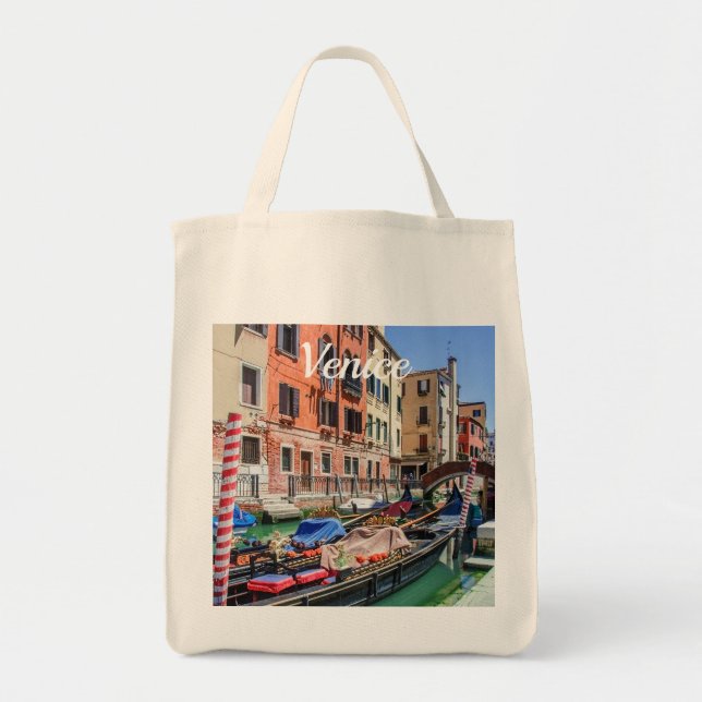 Traditional gondola in Venice Tote Bag (Front)