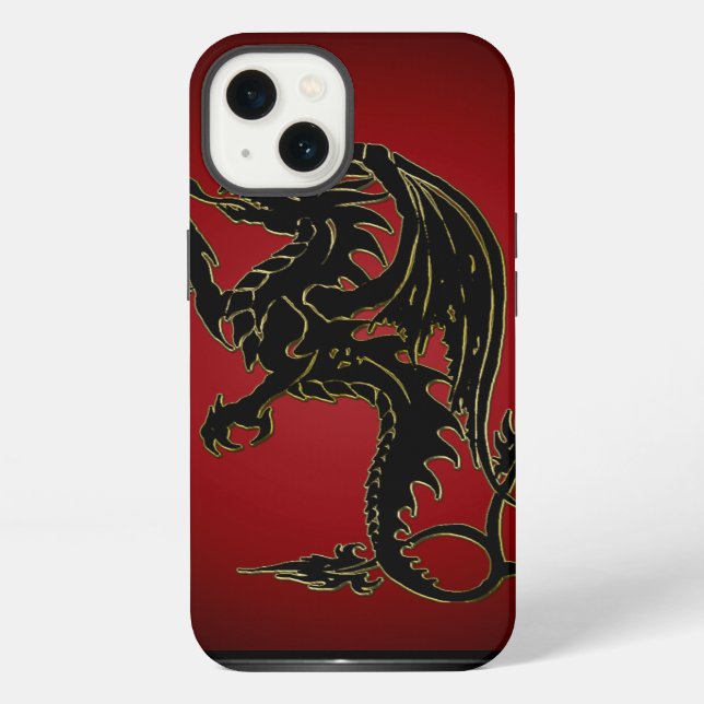Traditional Gradient Dragon Case-Mate iPhone Case (Back)