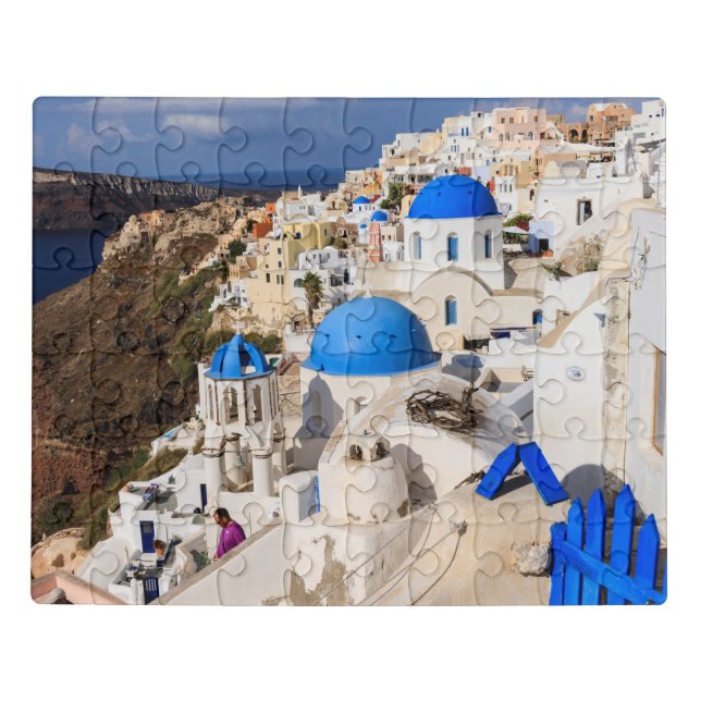 Traditional Greek Houses Jigsaw Puzzle (Puzzle Horizontal)