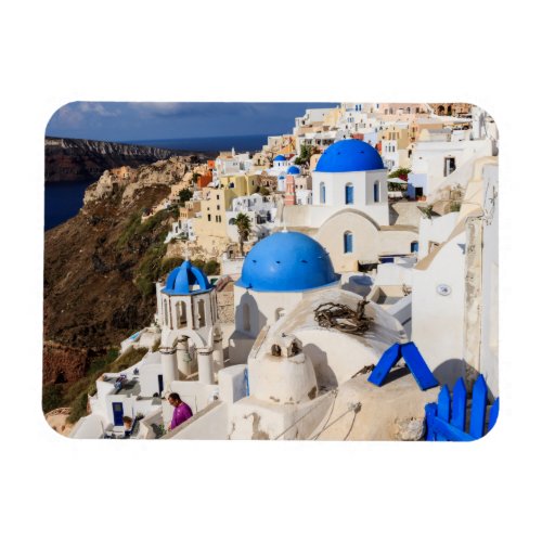 Traditional Greek Houses Magnet