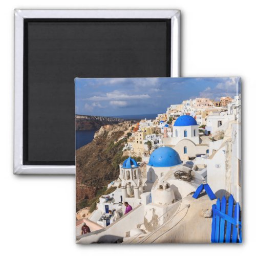 Traditional Greek Houses Magnet