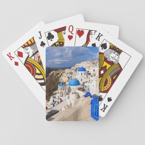 Traditional Greek Houses Poker Cards